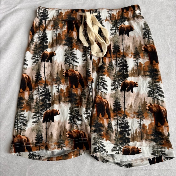 The Bailey Boys Other - The Bailey Boys Co Shorts Bamboo 6T Boys Outdoor Hunting Bear Woods Camping‎ NEW